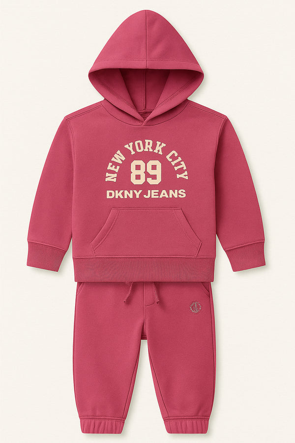 DKNY Kids Winter Sweatshirt & Trouser Set | Comfortable Baby Boys & Girls Tracksuit